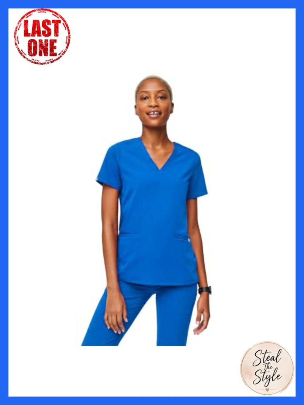 FIGS Casma Scrub Top V-Neck Short Sleeve Medical Workwear